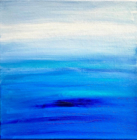 Greenland - Original acrylic painting on linen - 30x30 cm