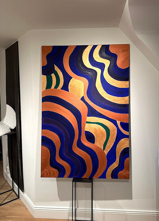 Organic Flows Series - Original oil painting on linen