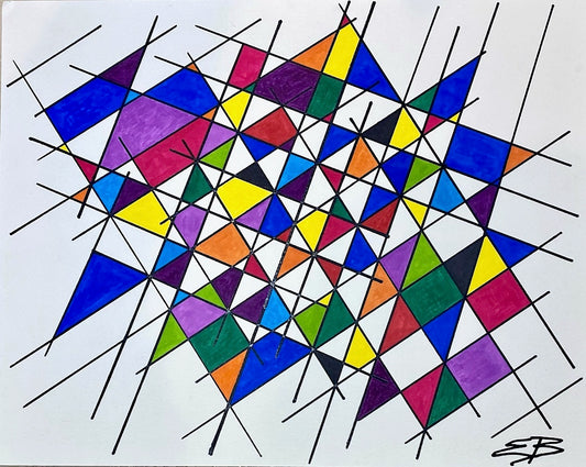 ELEMENTS - Original painting on thick art paper