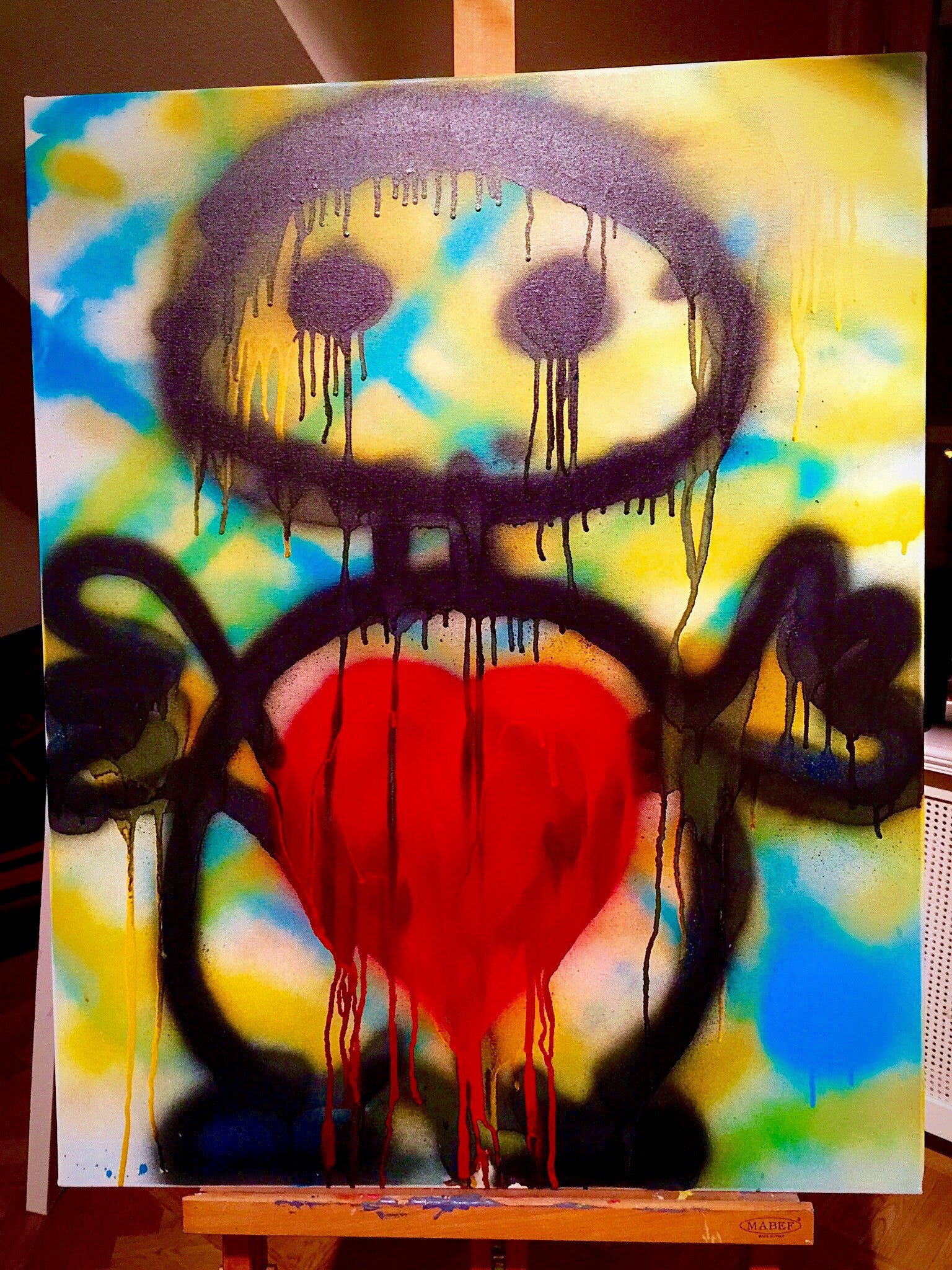 Graffiti paintings. Home decor. Interior design. Home decoration. Office decor. Art collector. Investment. Sotheby´s. Fine art. Auction. Buy art.