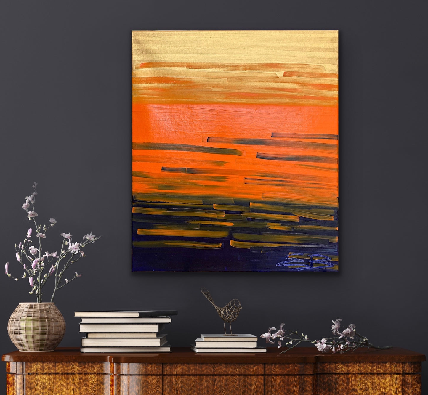 After Meditation - Original oil painting on linen