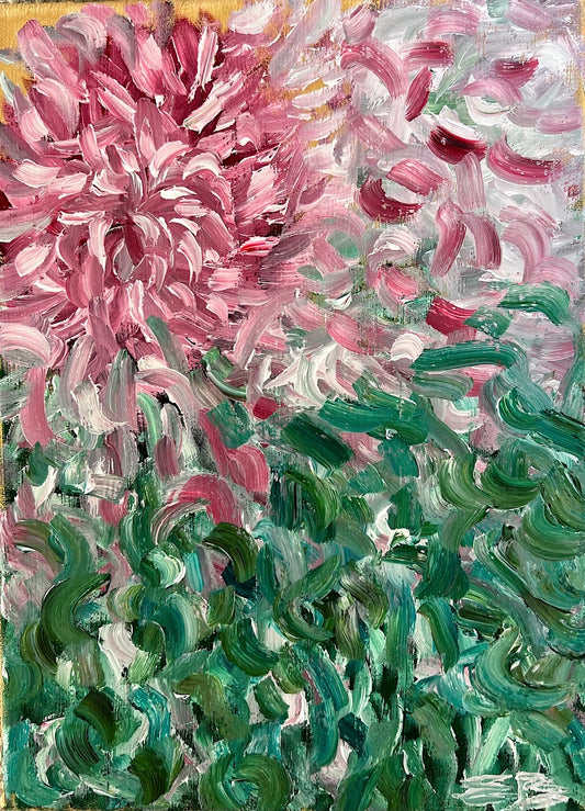 My Secret Garden - Original oil painting on linen