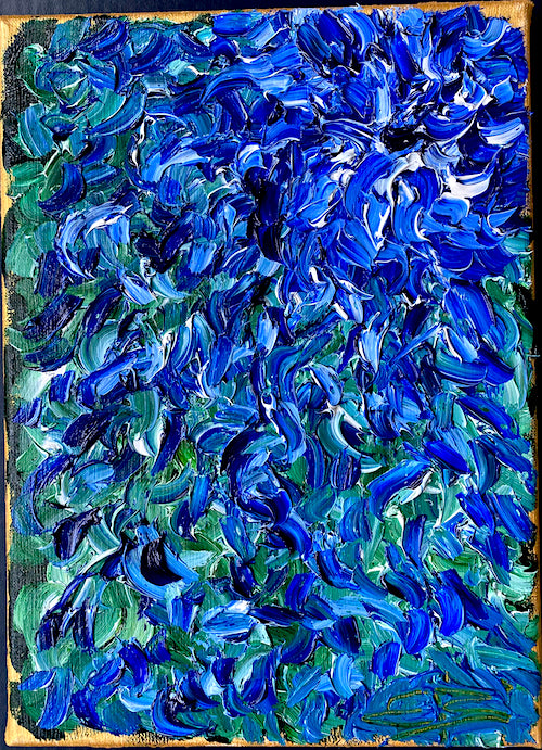 My Secret Garden I - Original oil painting on linen