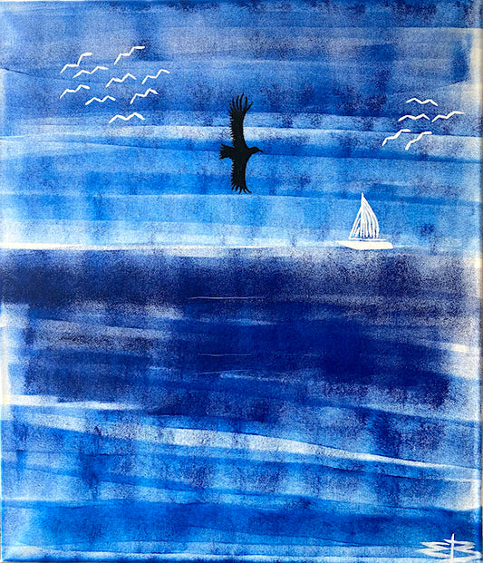 The Great Denial - Original oil painting on linen