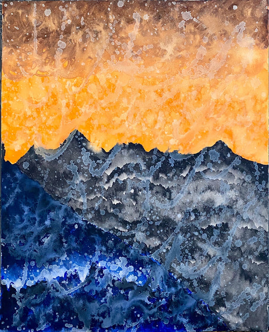 My Journey – original aquarelle painting by Ewa Borin