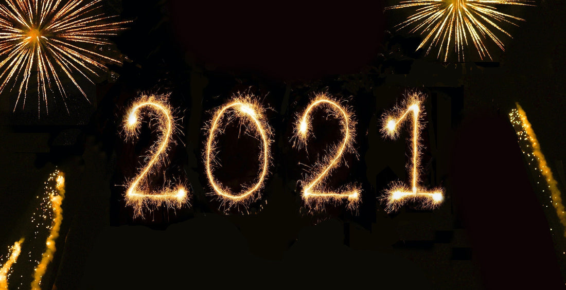 Ewa Borin welcoming the new year with a sparkler