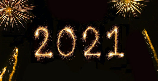 Ewa Borin welcoming the new year with a sparkler