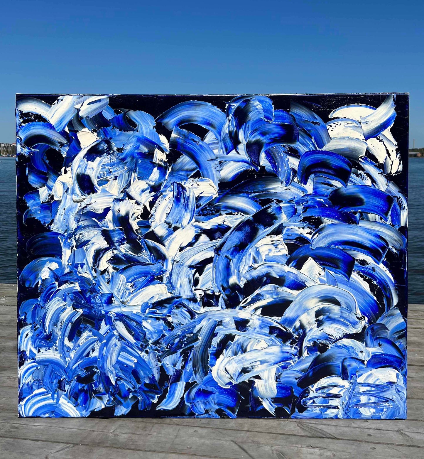 TRUE BLUE - Oil on Linen